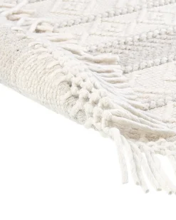 Outlet Beliani Tappeto BALTALAR ø 140 cm Lana Beige