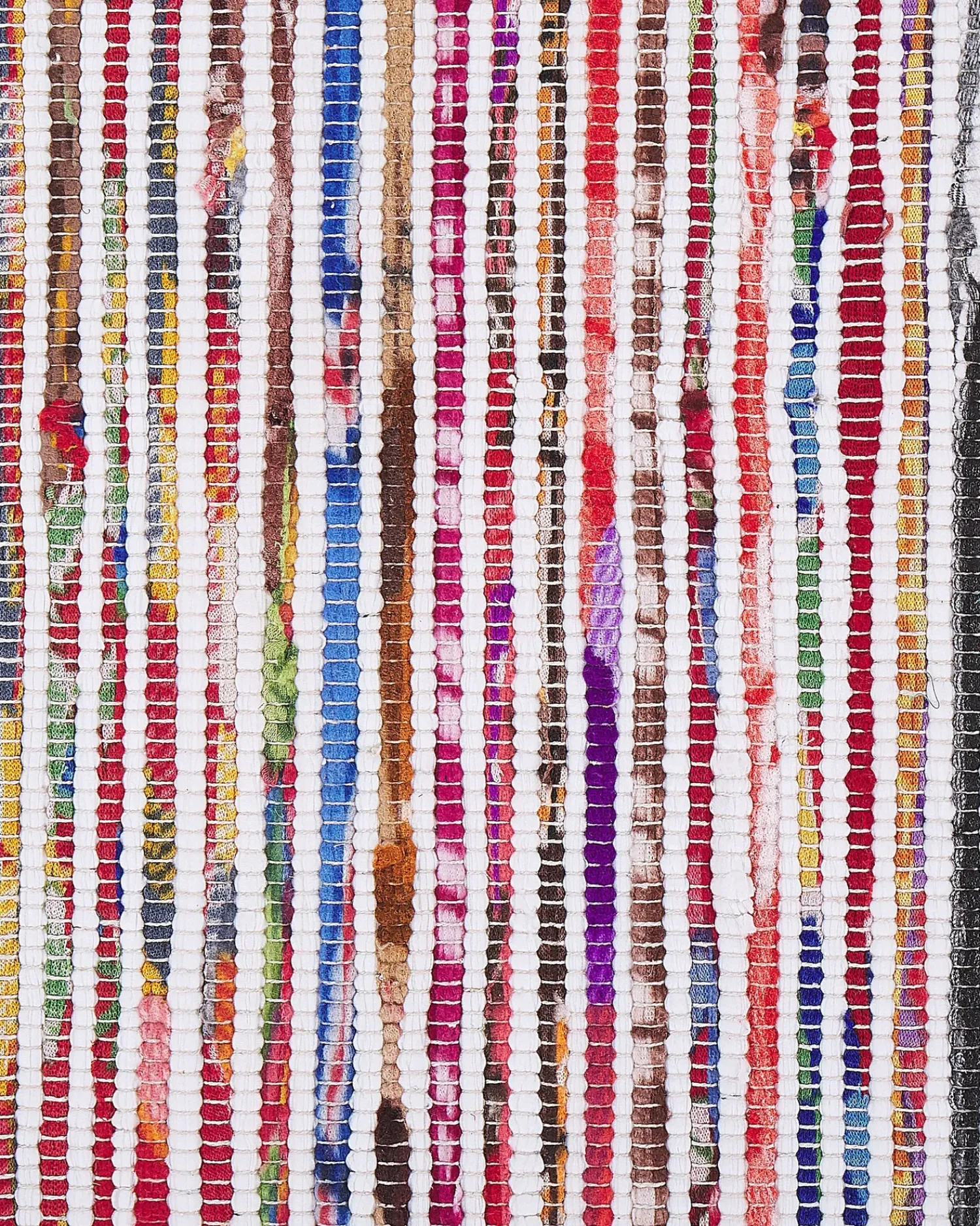 Clearance Beliani Tappeto BARTIN Bianco 160 x 230 cm Bianco Blu Rosa Rosso Multicolore
