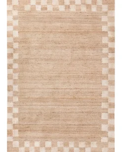 Online Beliani Tappeto BEED chiaro 160 x 230 cm Iuta Beige