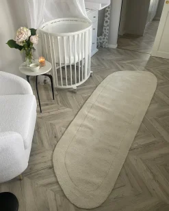 Discount Beliani Tappeto BERANI chiaro 80 x 250 cm Viscosa Beige