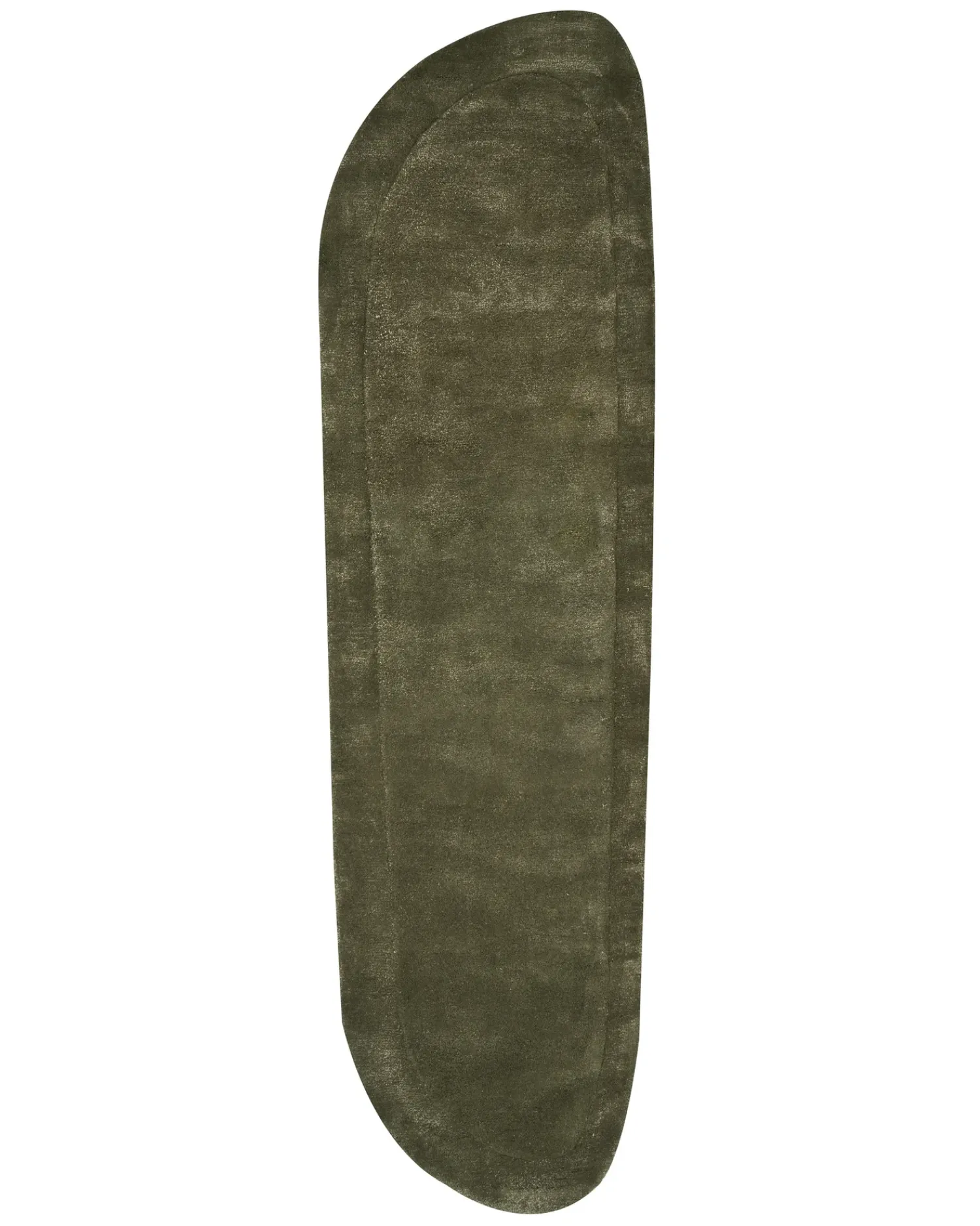 Clearance Beliani Tappeto BERANI scuro 80 x 250 cm Viscosa Verde
