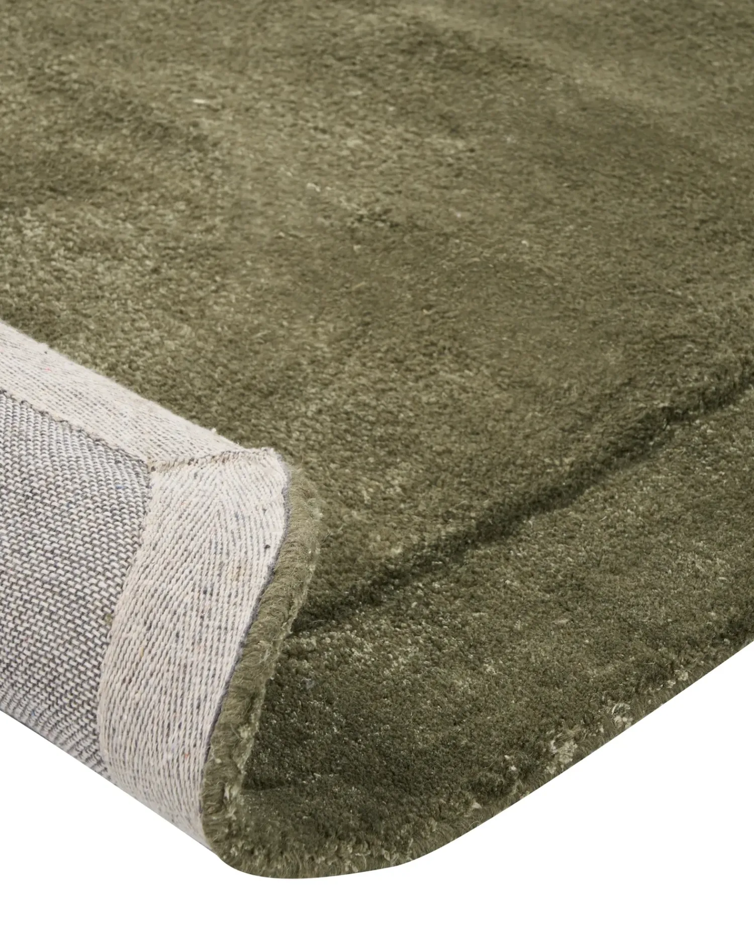 Clearance Beliani Tappeto BERANI scuro 80 x 250 cm Viscosa Verde