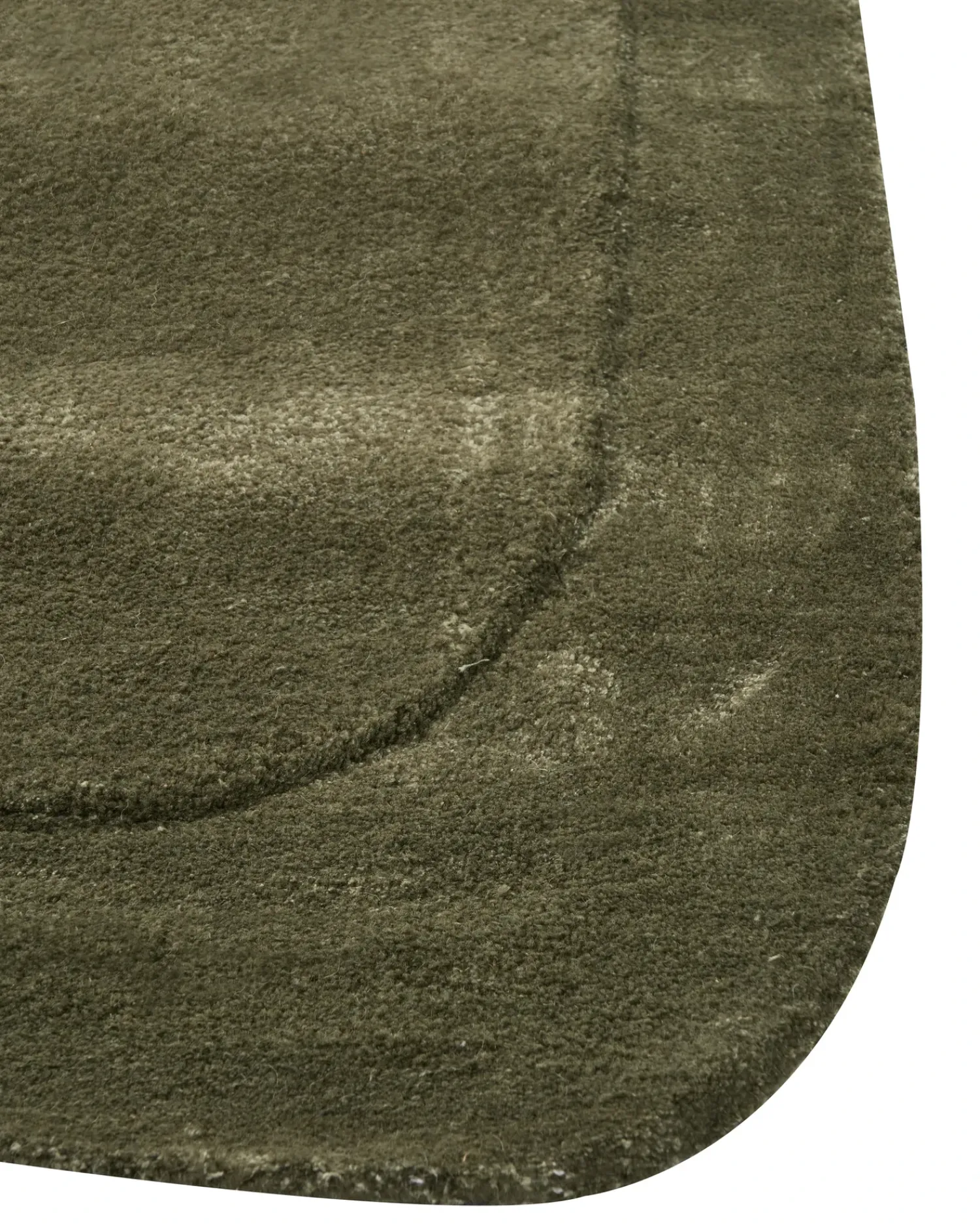 Clearance Beliani Tappeto BERANI scuro 80 x 250 cm Viscosa Verde