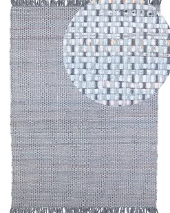 Clearance Beliani Tappeto BESNI Cotone Grigio
