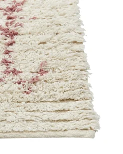 New Beliani Tappeto BETTIAH Beige Cotone Beige Blu Giallo Rosa