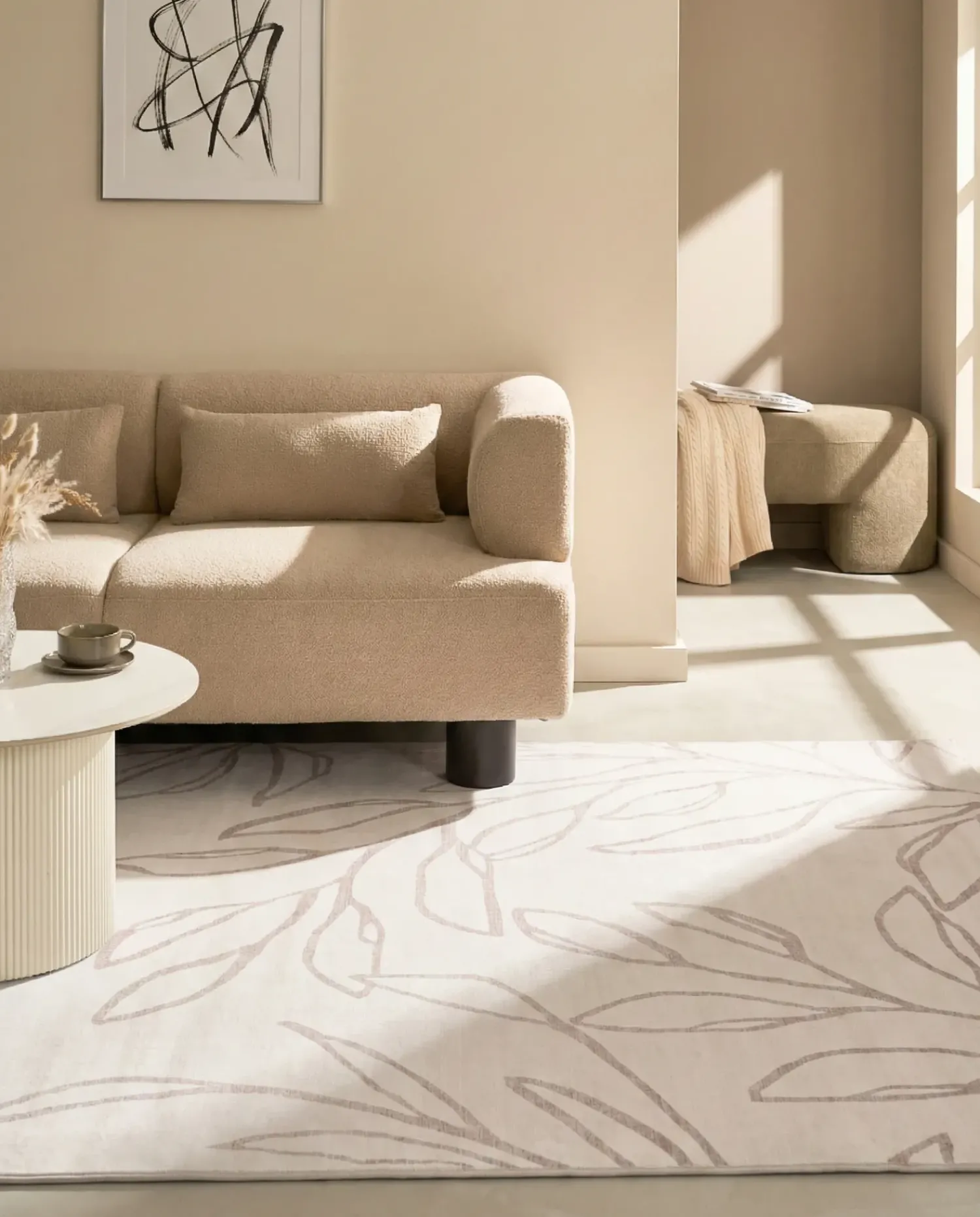 Outlet Beliani Tappeto BISMIL chiaro Beige