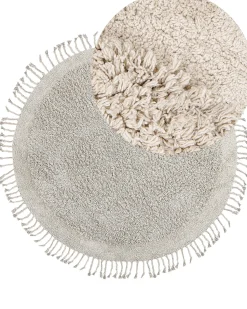 Clearance Beliani Tappeto BITLIS chiaro Cotone Beige