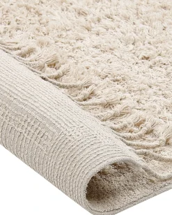 Outlet Beliani Tappeto BITLIS chiaro Cotone Beige