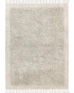 Outlet Beliani Tappeto BITLIS chiaro Cotone Beige