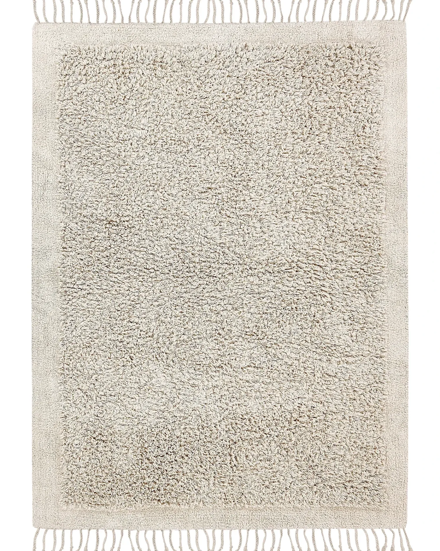 Outlet Beliani Tappeto BITLIS chiaro Cotone Beige