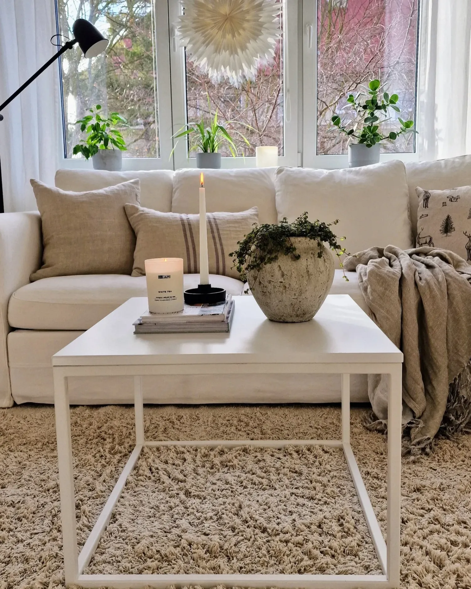 Outlet Beliani Tappeto BITLIS chiaro Cotone Beige
