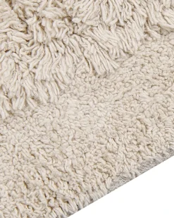 Outlet Beliani Tappeto BITLIS chiaro Cotone Beige