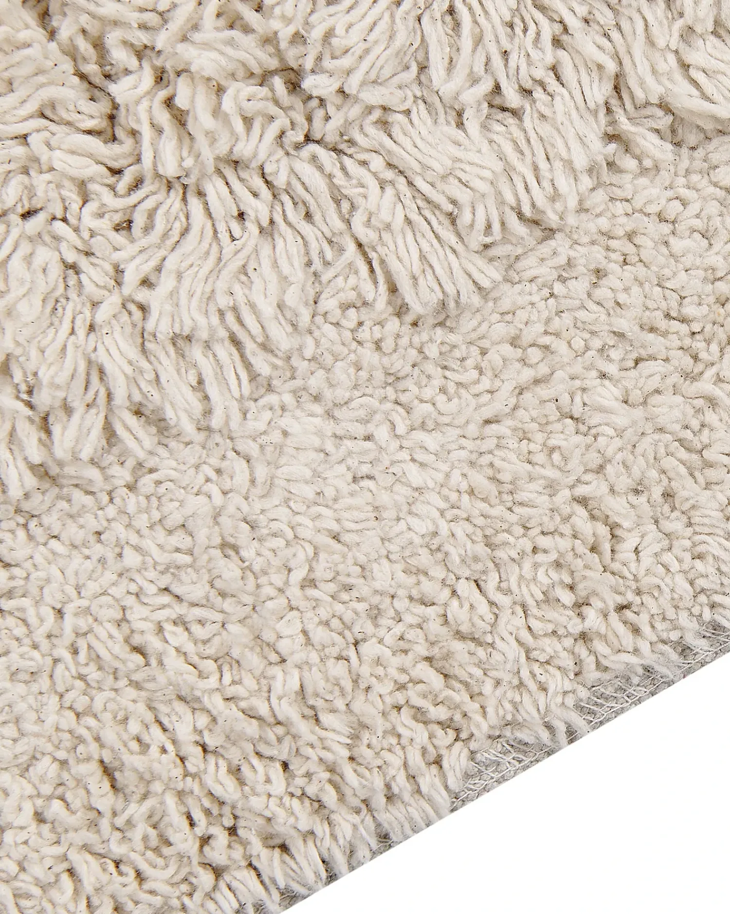 Outlet Beliani Tappeto BITLIS chiaro Cotone Beige