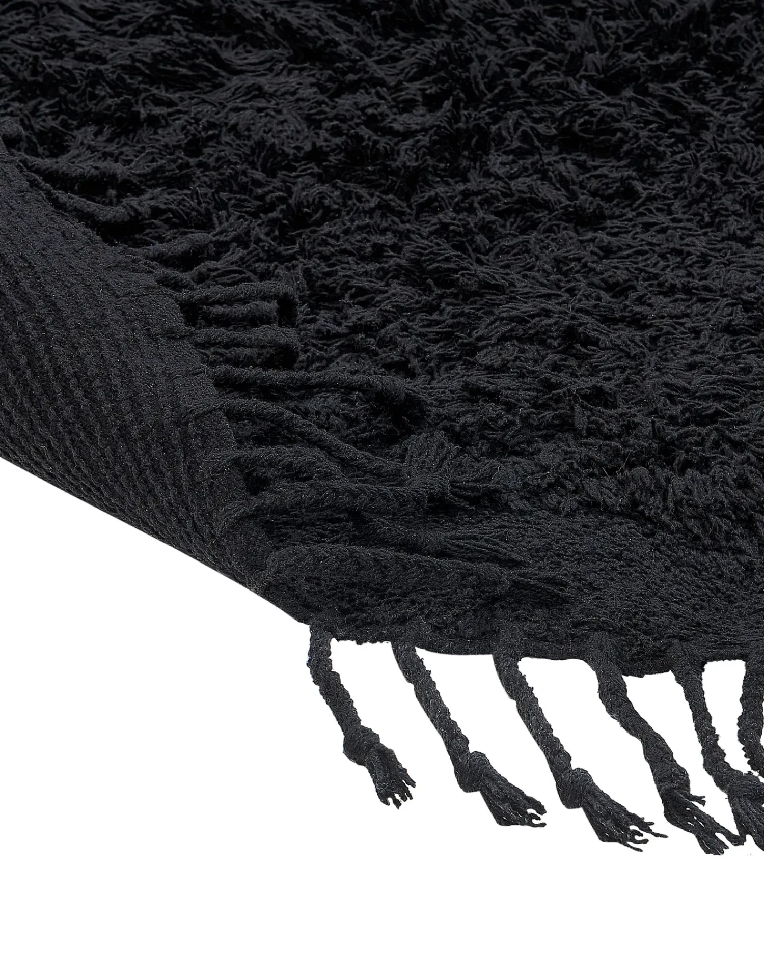 Sale Beliani Tappeto BITLIS Cotone Nero