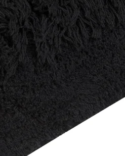 Outlet Beliani Tappeto BITLIS Cotone Nero