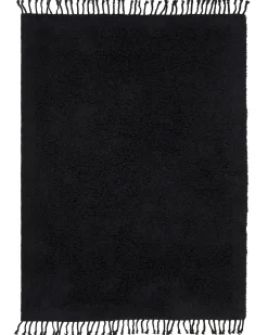 Outlet Beliani Tappeto BITLIS Cotone Nero
