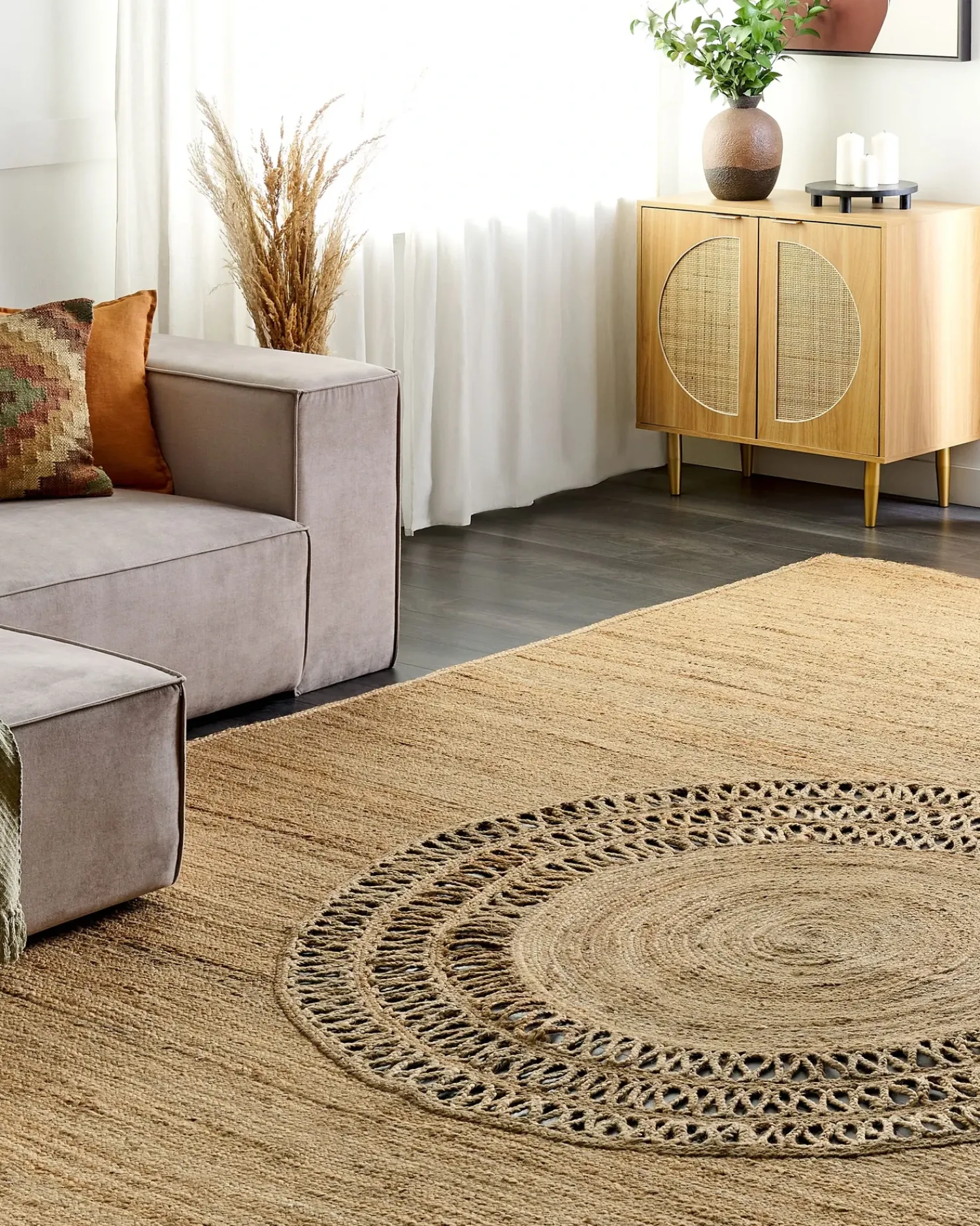 Online Beliani Tappeto BOGAZOREN Iuta Beige
