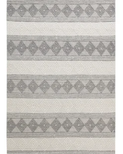 New Beliani Tappeto BOZOVA Beige chiaro Lana Beige Grigio