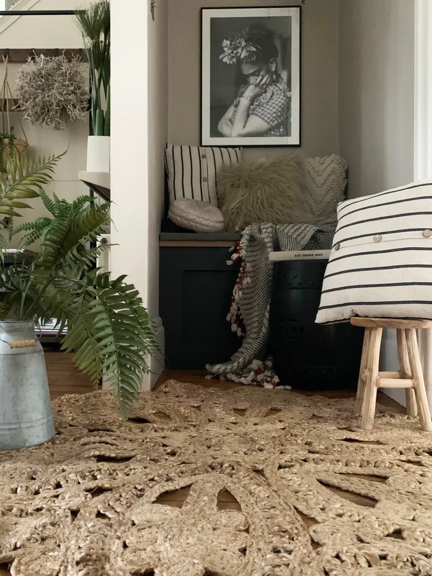 Online Beliani Tappeto BUCAK ø 120 cm Iuta Beige