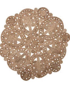 Online Beliani Tappeto BUCAK ø 120 cm Iuta Beige