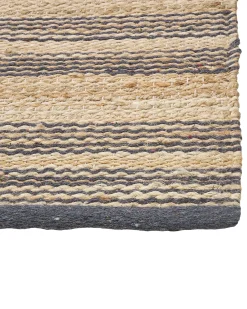 Clearance Beliani Tappeto BUDHO Beige 160 x 230 cm Iuta Beige Grigio