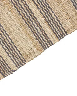 Clearance Beliani Tappeto BUDHO Beige 160 x 230 cm Iuta Beige Grigio