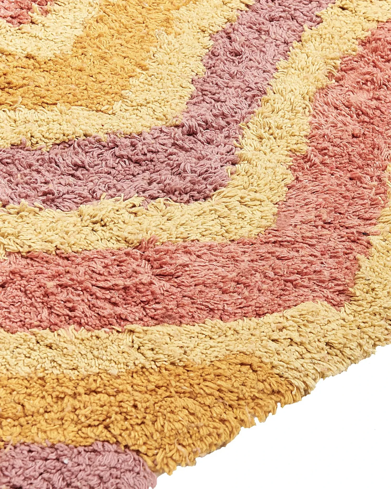 Sale Beliani Tappeto CANAKKALE Multicolore Cotone Giallo Rosso Viola Multicolore