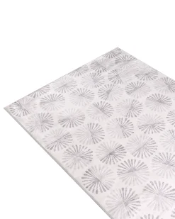 Beliani Tappeto CATAK Bianco sporco Bianco Grigio