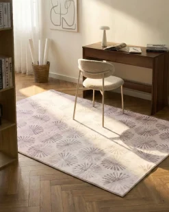 Beliani Tappeto CATAK Bianco sporco Bianco Grigio