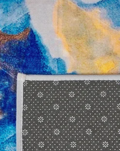 Best Beliani Tappeto CEYHAN Multicolore Bianco Blu Giallo Multicolore