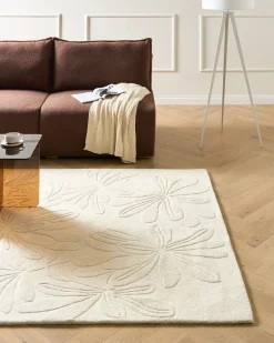 Beliani Tappeto CHENNAI chiaro Lana Beige