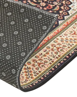 Sale Beliani Tappeto CIVRIL Multicolore 80 x 240 cm Arancione Beige Nero Multicolore Verde