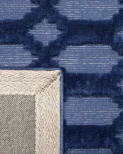 Discount Beliani Tappeto CIZRE marino Viscosa Blu