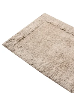 Online Beliani Tappeto da bagno BABAIL chiaro 60 x 90 cm Cotone Marrone