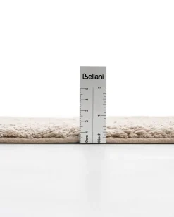 Online Beliani Tappeto da bagno BABAIL chiaro 60 x 90 cm Cotone Marrone