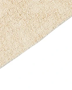 Discount Beliani Tappeto da bagno ESME Beige 50 x 80 cm Cotone Arancione Beige Giallo Rosso
