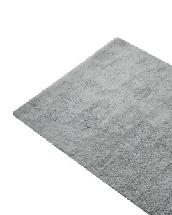 Discount Beliani Tappeto da bagno GOELA 60 x 90 cm Cotone Grigio