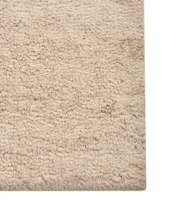 Hot Beliani Tappeto da bagno GOELA chiaro 60 x 90 cm Cotone Marrone