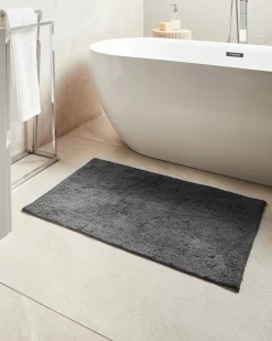 Online Beliani Tappeto da bagno GOELA 60 x 90 cm Cotone Nero