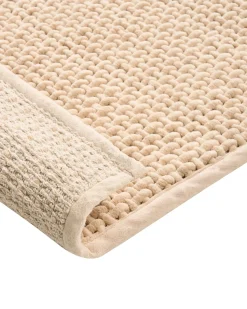Online Beliani Tappeto da bagno KARAD 60 x 90 cm Cotone Beige