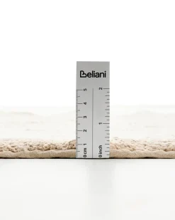Outlet Beliani Tappeto da bagno NANGAL Marrone/Beige Cotone Beige Marrone