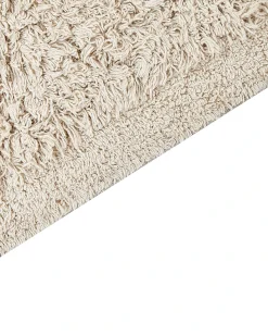 Hot Beliani Tappeto da bagno OLTAN 50 x 80 cm Cotone Beige
