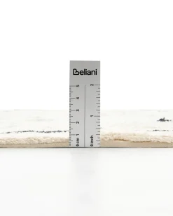 Discount Beliani Tappeto da bagno UNTLA Beige chiaro 60 x 90 cm Cotone Beige Nero