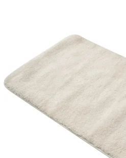 Hot Beliani Tappeto da bagno URLANA sporco 60 x 90 cm Microfibra Bianco