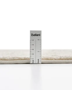 Hot Beliani Tappeto da bagno URLANA sporco 60 x 90 cm Microfibra Bianco