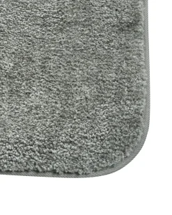 Clearance Beliani Tappeto da bagno URLANA 60 x 90 cm Microfibra Grigio