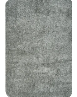 Clearance Beliani Tappeto da bagno URLANA 60 x 90 cm Microfibra Grigio
