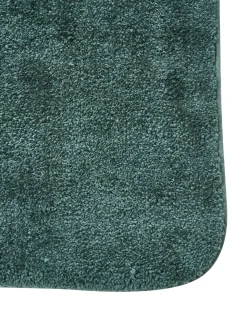 Beliani Tappeto da bagno URLANA scuro 60 x 90 cm Microfibra Verde