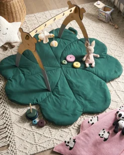 Online Beliani Tappeto da gioco per bambini ACADINE 110 x 110 cm Cotone Verde