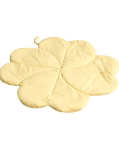 New Beliani Tappeto da gioco per bambini ACADINE 110 x 110 cm Cotone Giallo